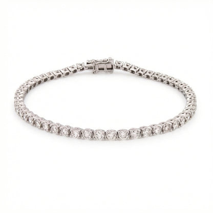 4.00ct Lab Grown Diamond Tennis Bracelet - 9ct White Gold