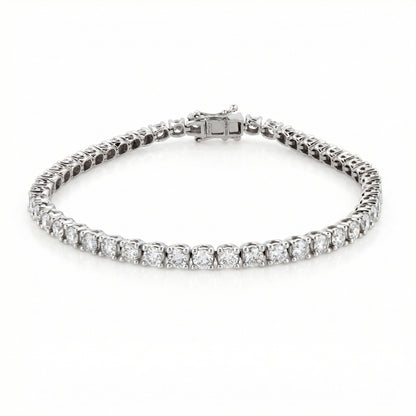 5.00ct Lab Grown Diamond Tennis Bracelet - 9ct White Gold