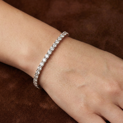 5.00ct Lab Grown Diamond Tennis Bracelet - 9ct White Gold