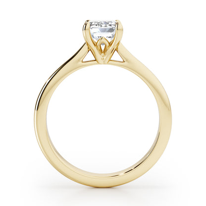 Emerald Cut Engagement Ring - 2ct+, E/F, VVS - 18ct Yellow Gold